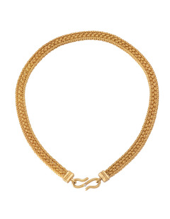 22kt Gold Thai Weave Necklace