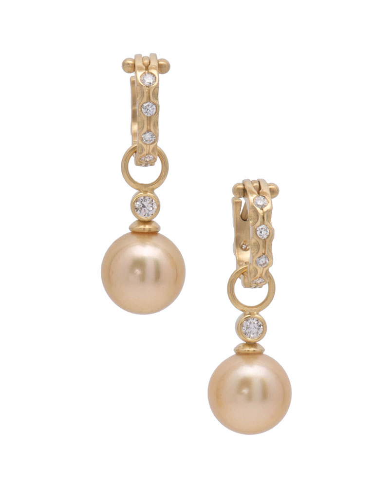 South Sea Pearl and Diamond Drops