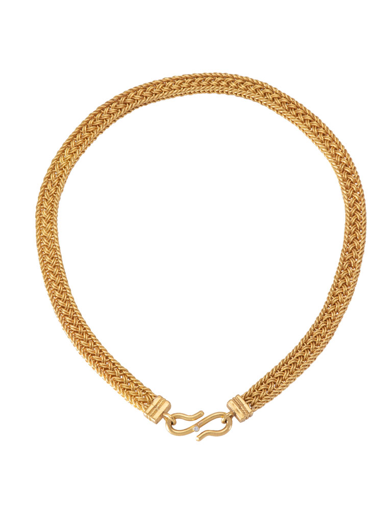 22kt Gold Thai Weave Necklace