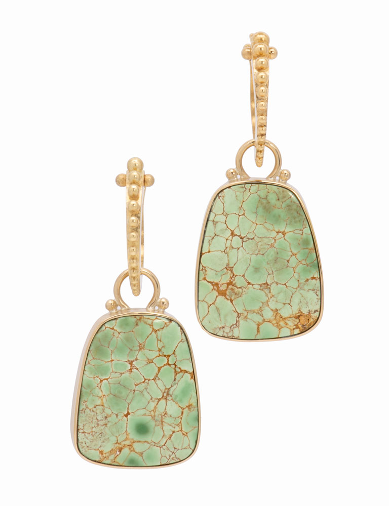 Large Variscite Bell Drops