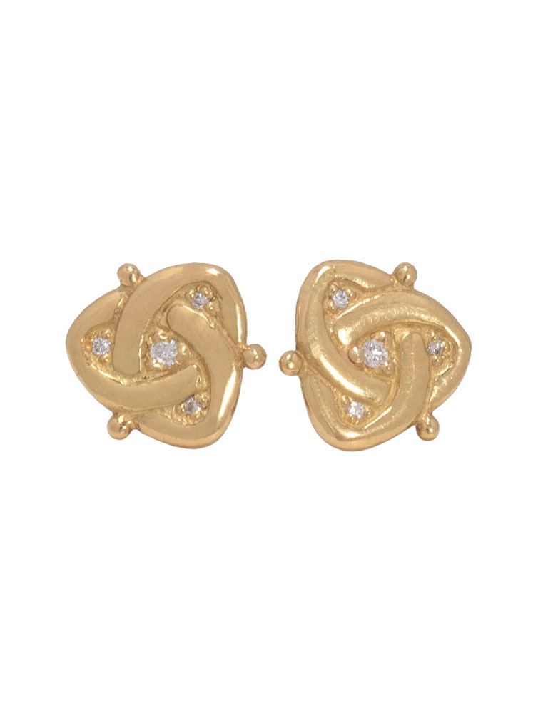 Celtic Diamond Studs