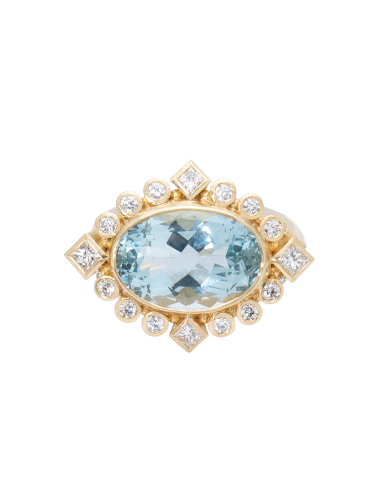 Aquamarine Tatiana Ring