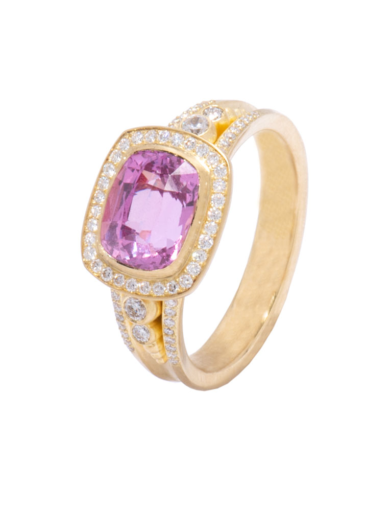 Pink Sapphire Olympia Ring