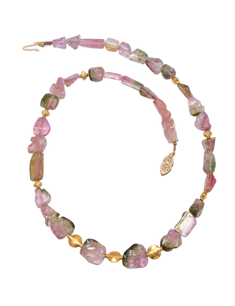 Bi-color Tourmaline Necklace
