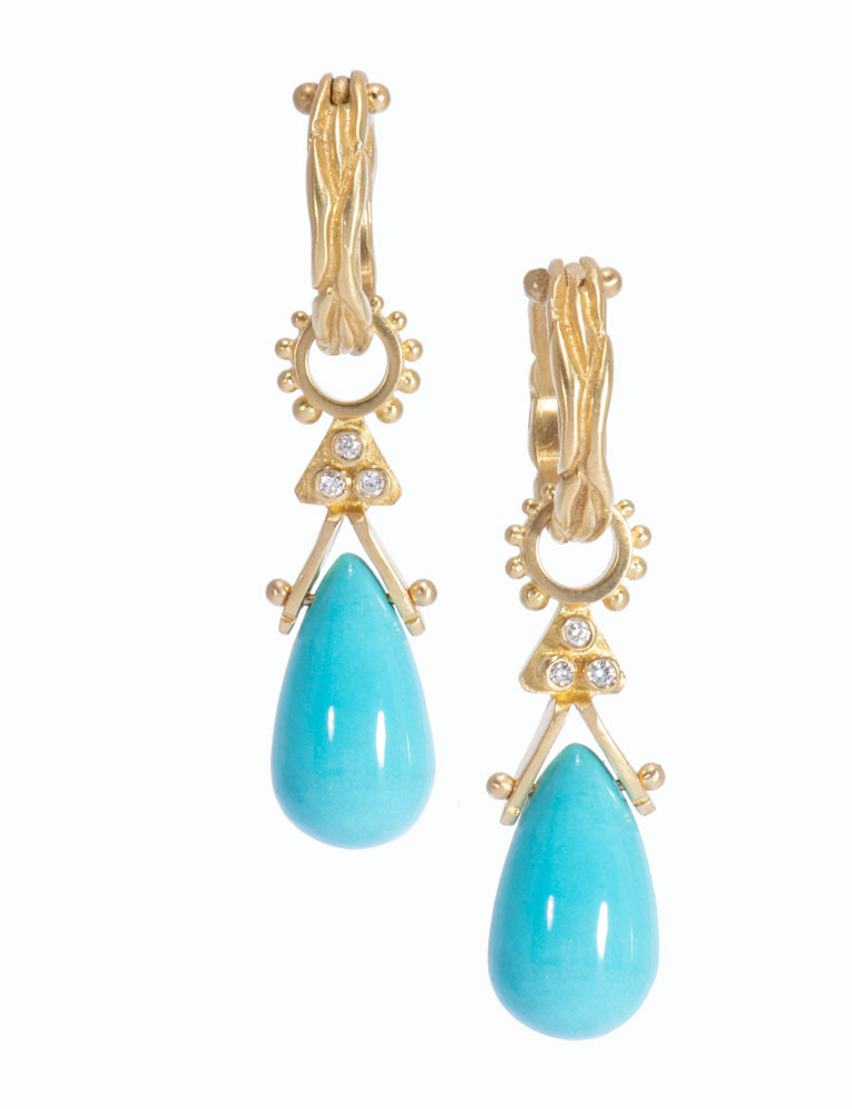 Turquoise Aria Drops