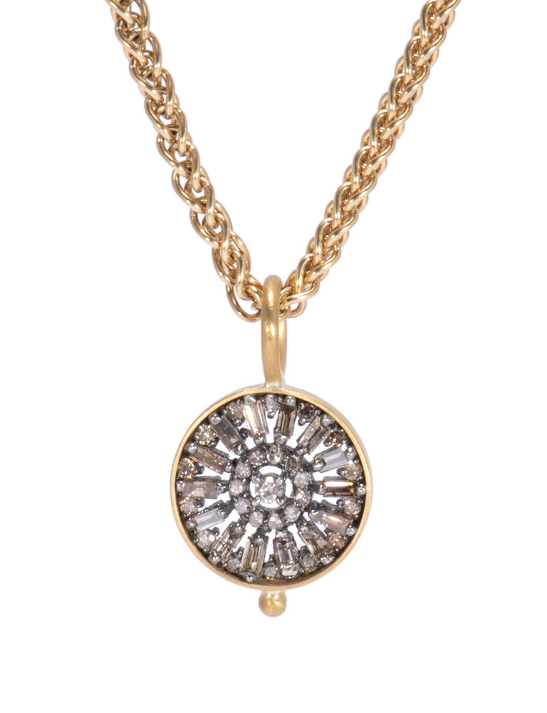 Diamond Wheel Pendant