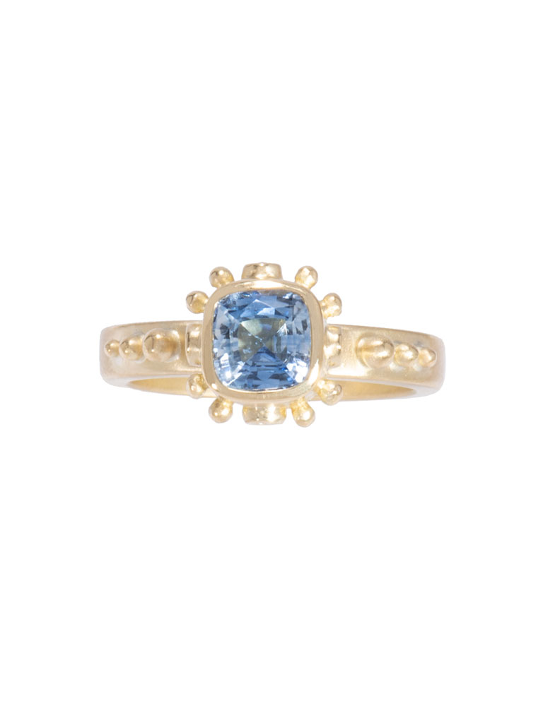 Sapphire Byzantine Ring