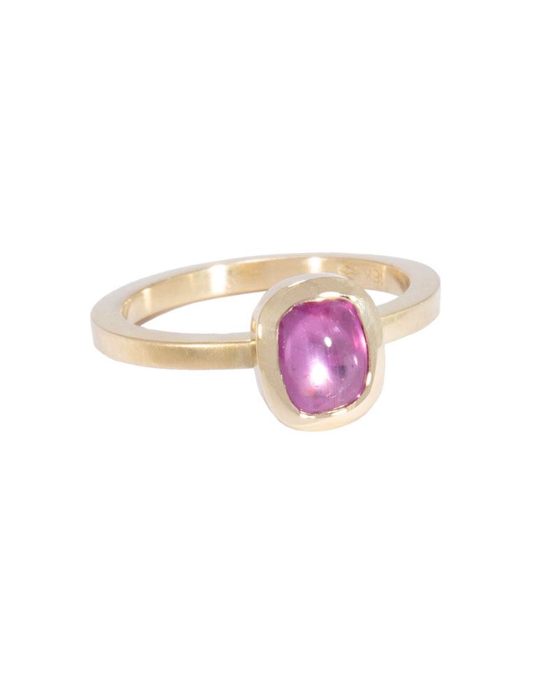 Pink Sapphire Be Mine Ring