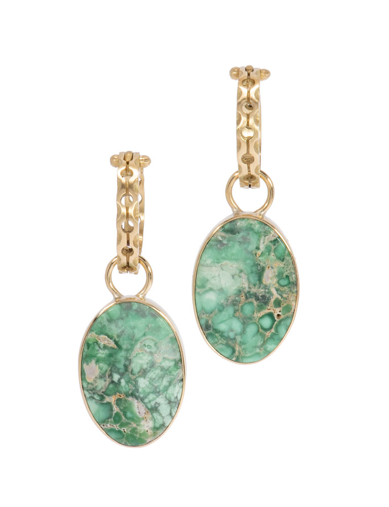 Variscite Oval Drops