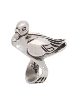 Duck Sterling Silver Ring