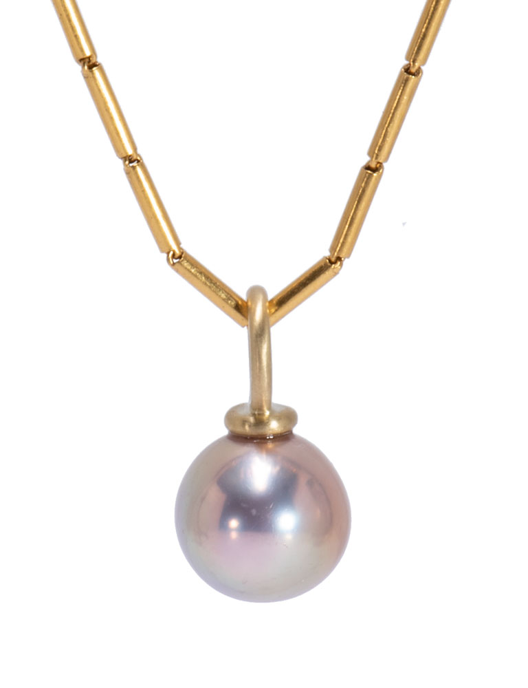 Pink Yangtze River Pearl Pendant