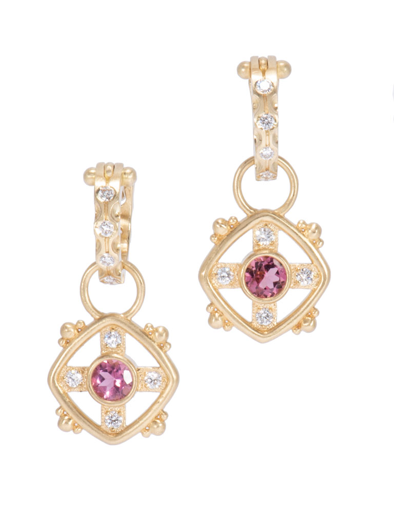 Pink Tourmaline Circe Drops