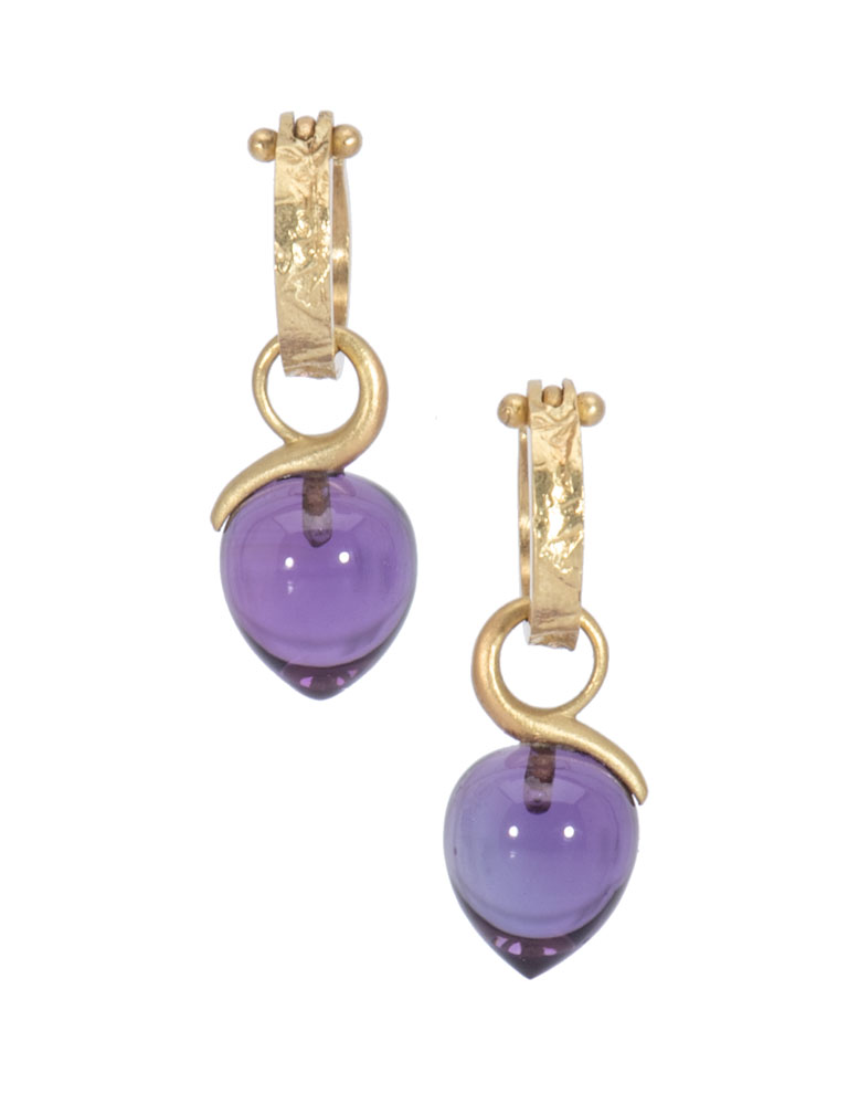 Amethyst Acorn Drops