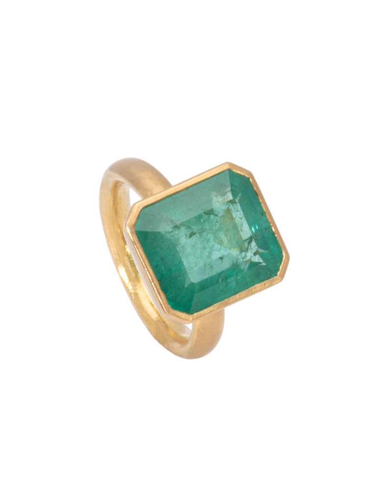 Zambian Emerald Ring