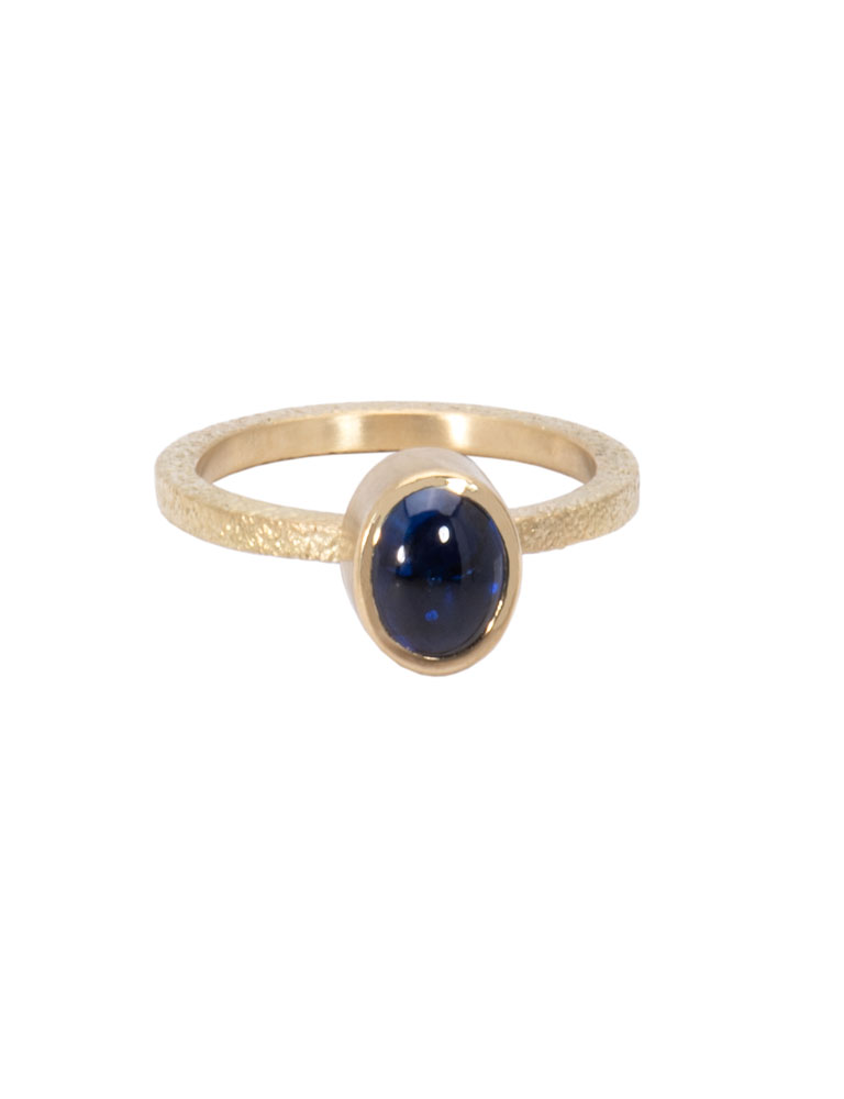 Oval Purple Sapphire Be Mine Ring