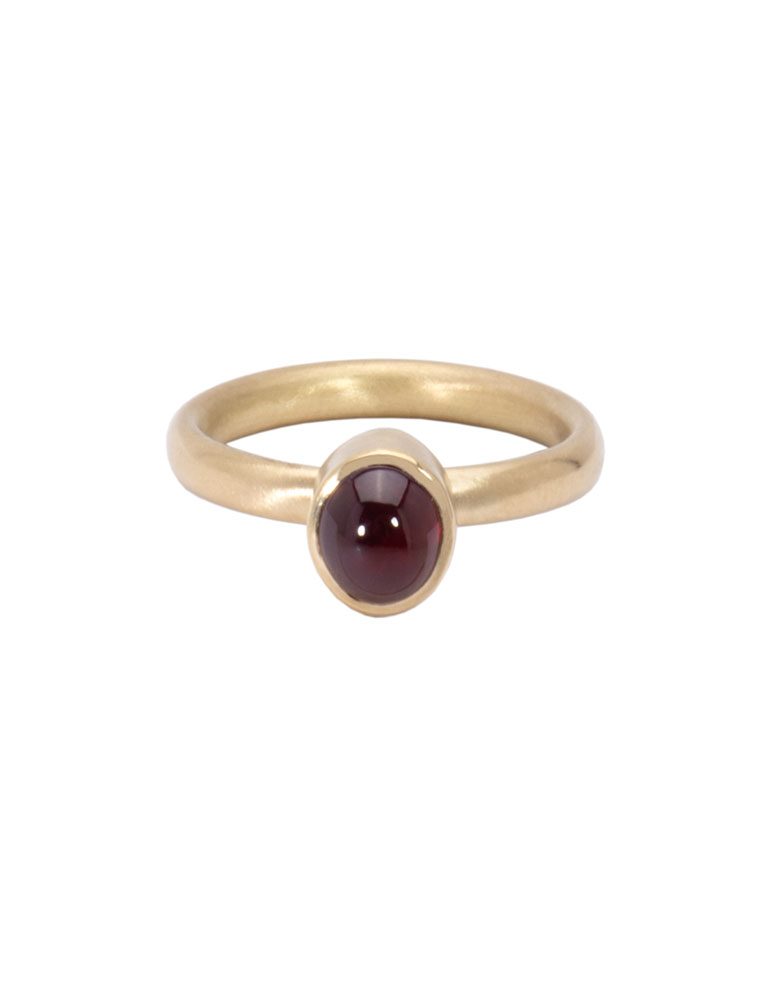 Oval Ruby Be Mine Ring