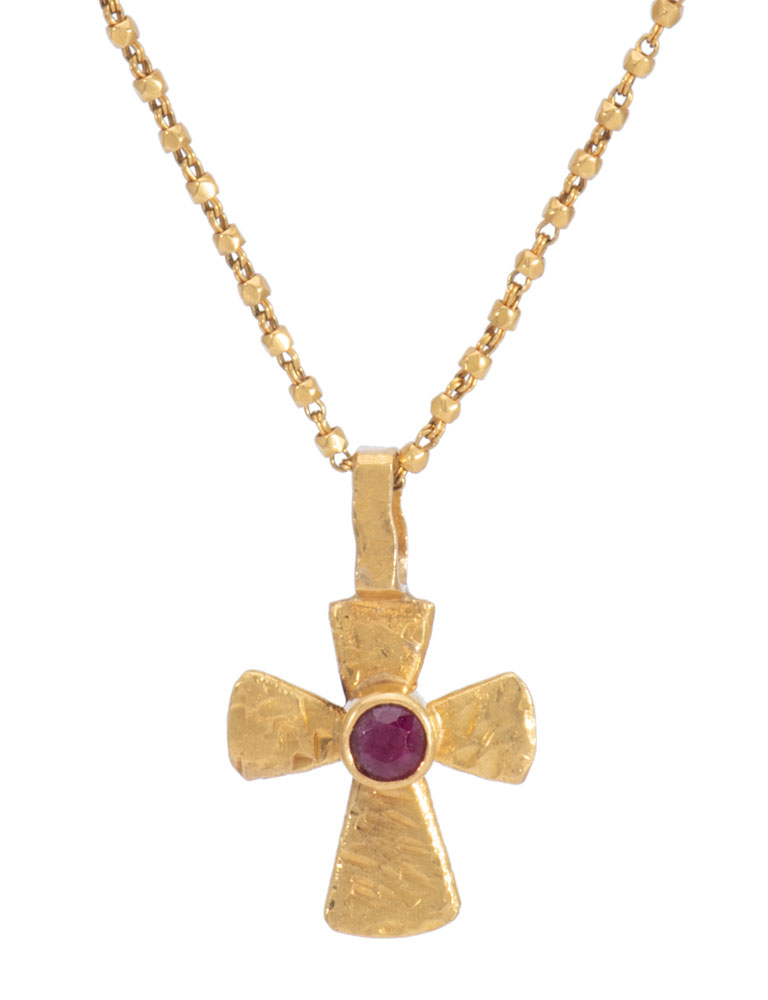 Ruby Celtic Cross