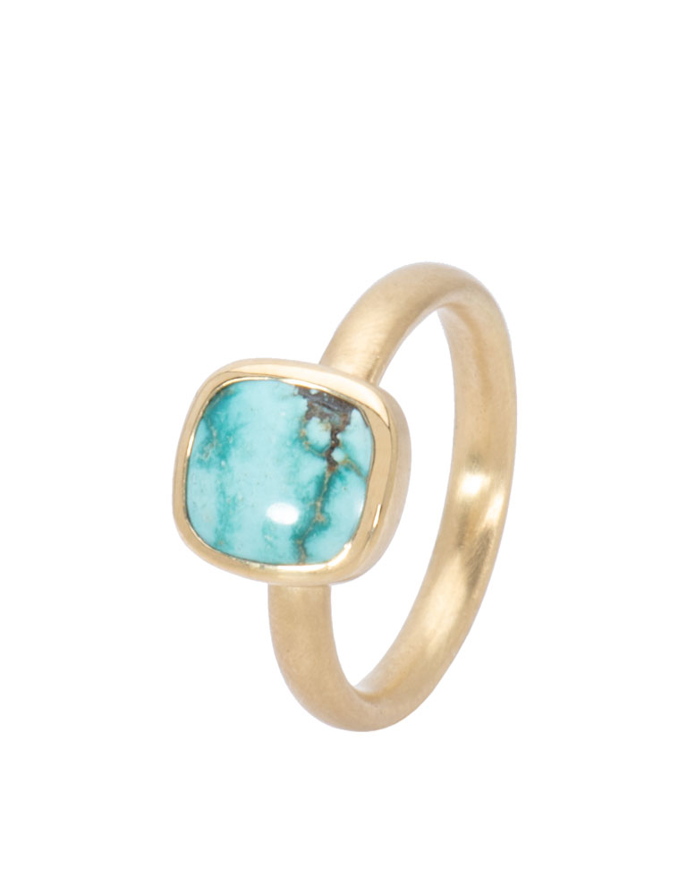 Lone Mountain Turquoise Be Mine Ring