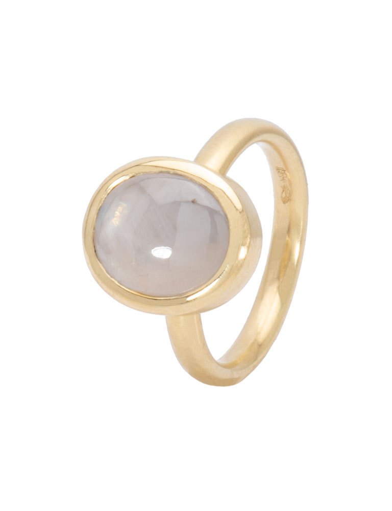 Sky Grey Star Sapphire Ring