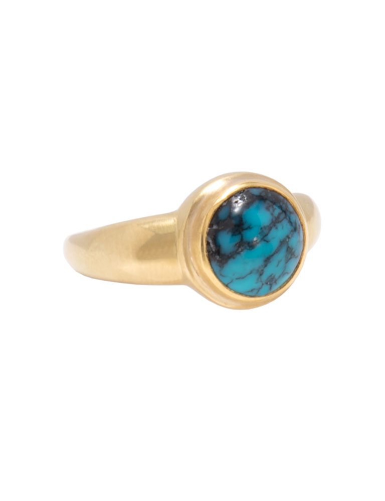 Nevada Turquoise Signet Ring