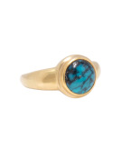 Nevada Turquoise Signet Ring Main View