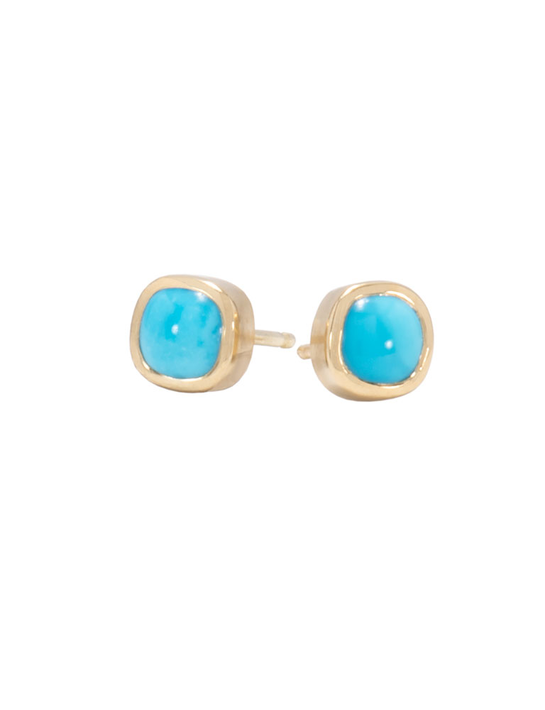 Tiny Sleeping Beauty Soft Square Studs