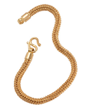 Thai Baht Woven Chain Bracelet