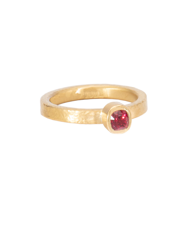 Red Spinel Be Mine Ring