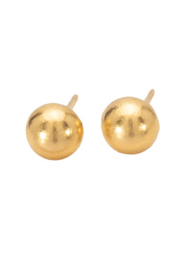 Gold Button Studs