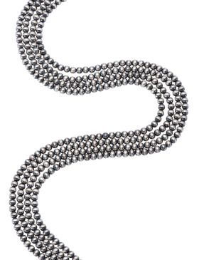 Navajo Silver Bead Necklaces