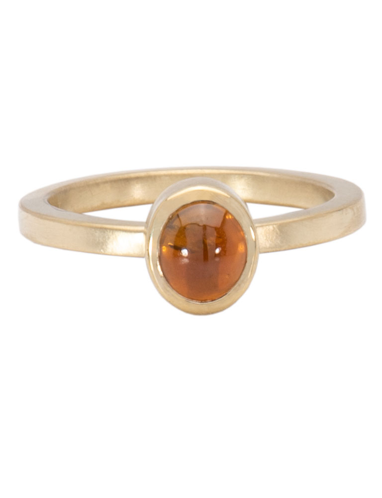 Apricot Sapphire Be Mine Ring