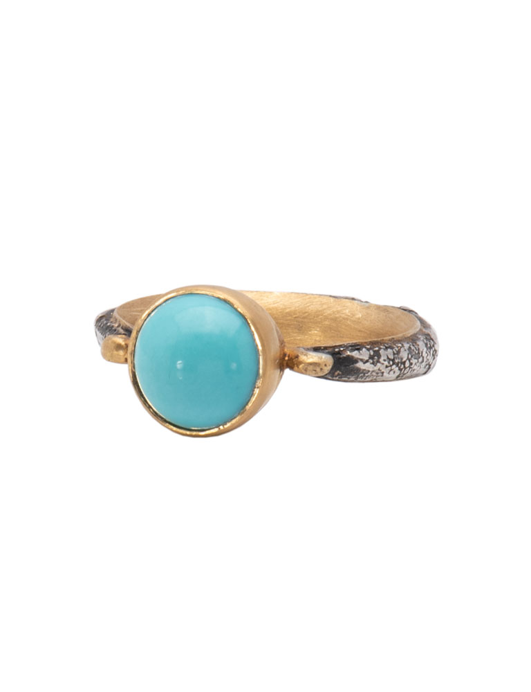 Turquoise Lyra Ring