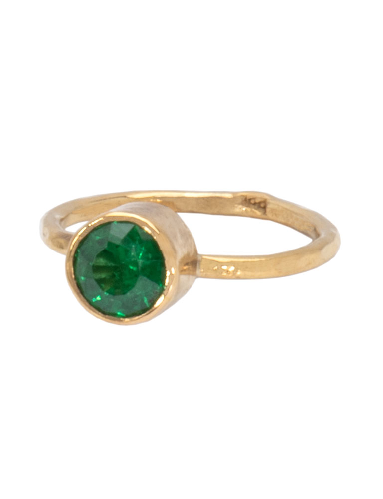 Green Garnet Ring