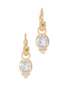Beaded Moonstone and Diamond Moondrops Main View