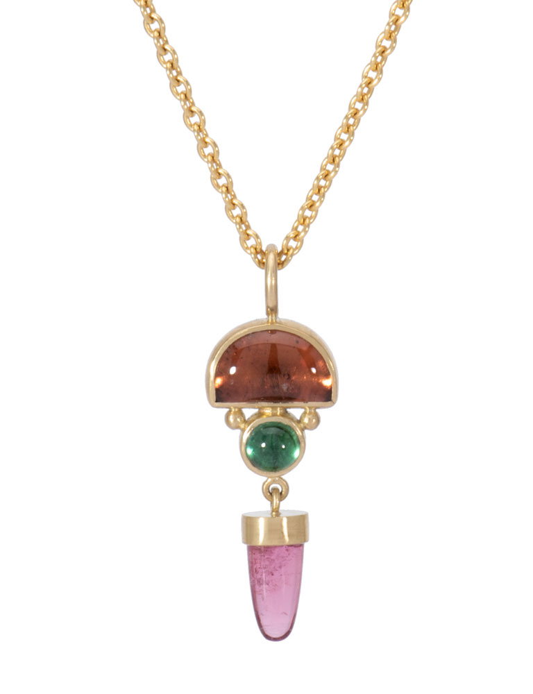 Half-Moon Tourmaline Pendant