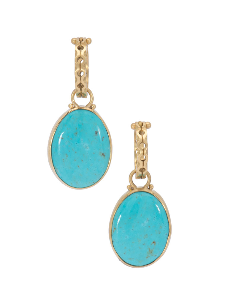 The Golden Eye: Speckled Matrix Sleeping Beauty Turquoise Drops