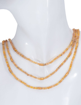 Ethiopian Opal Disc Necklaces