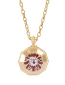 Malawi Garnet Octagon Pendant Main View