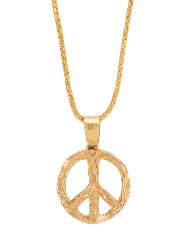 Peace symbol deals locket