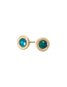 Opal Doublet Donut Studs Main View