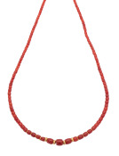 Coral Bead Necklace Main View