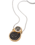 Ammonite and Tahitian Pearl Necklace Main View
