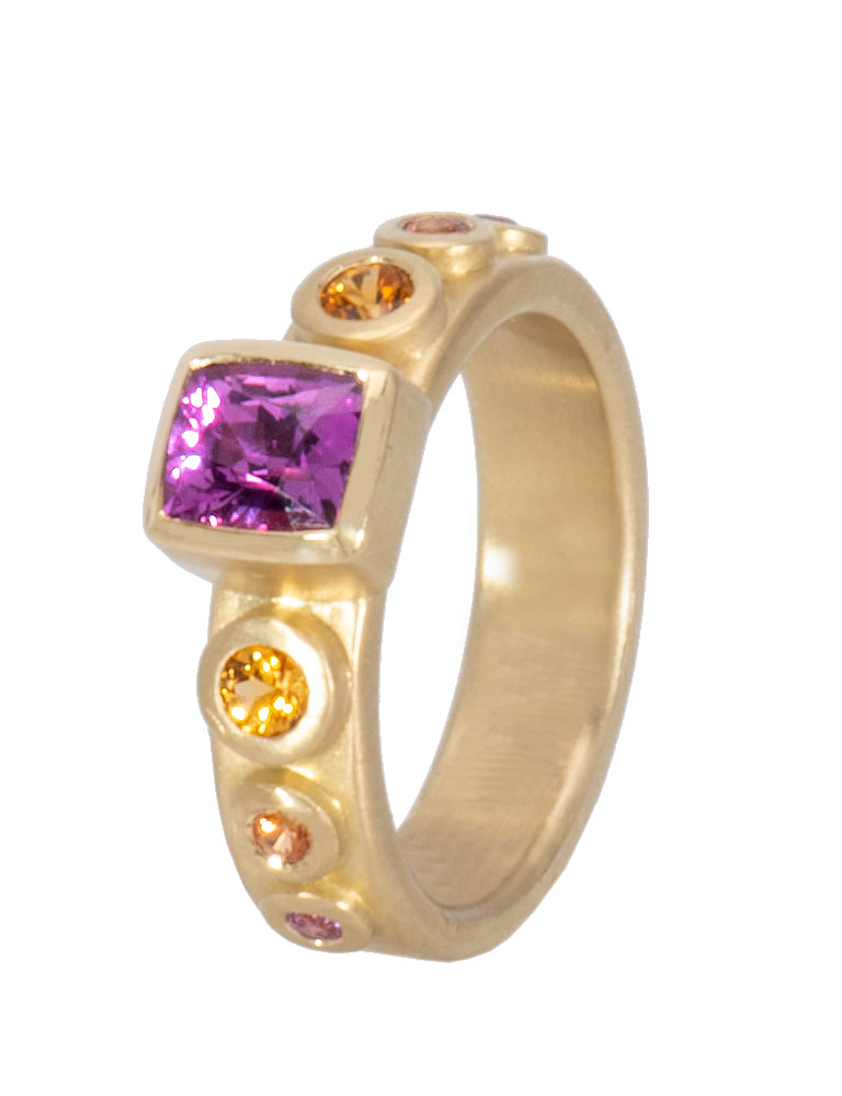 Pink Sapphire Ambrosia Ring