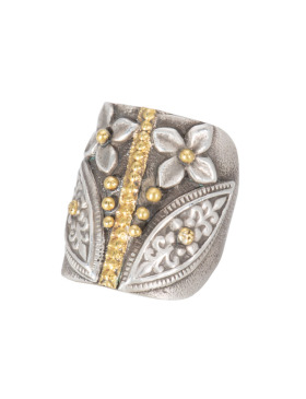Leaves and Flowers Ring