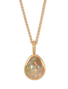 Ethiopian Opal Teardrop Pendant Main View
