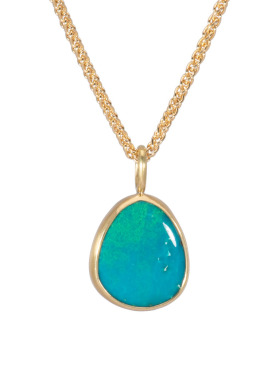 Chrysocolla Conichalcite Pendant