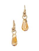 Capped Citrine Drops Main View