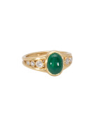 Perugia Emerald Ring Main View