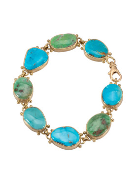 Multi Stone Turquoise Bracelet