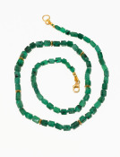 Emerald and 18 Karat Gold Necklace Main View